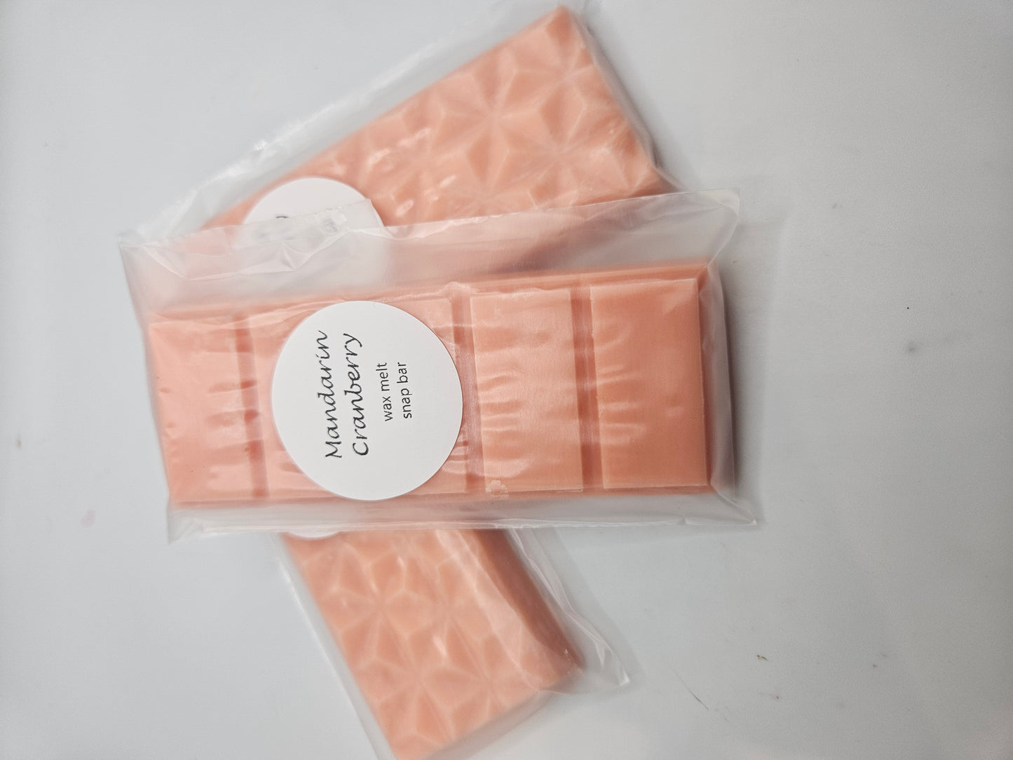 Mandarin Cranberry wax melt snap bar