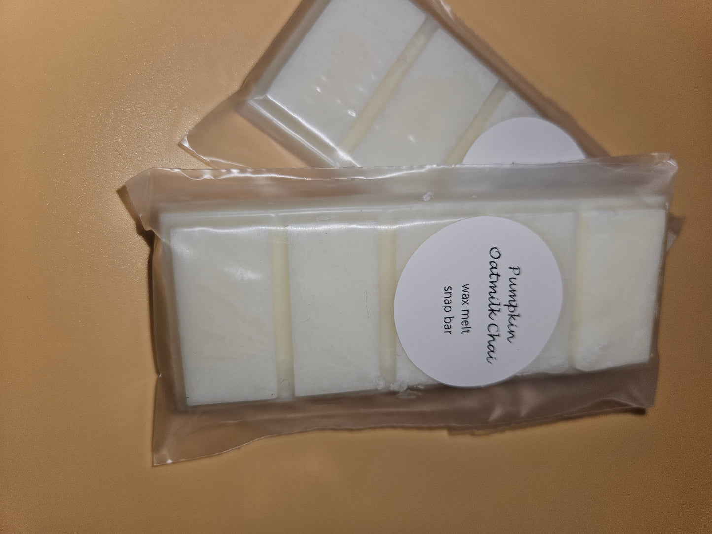 Pumpkin oatmilk chai scented wax melt