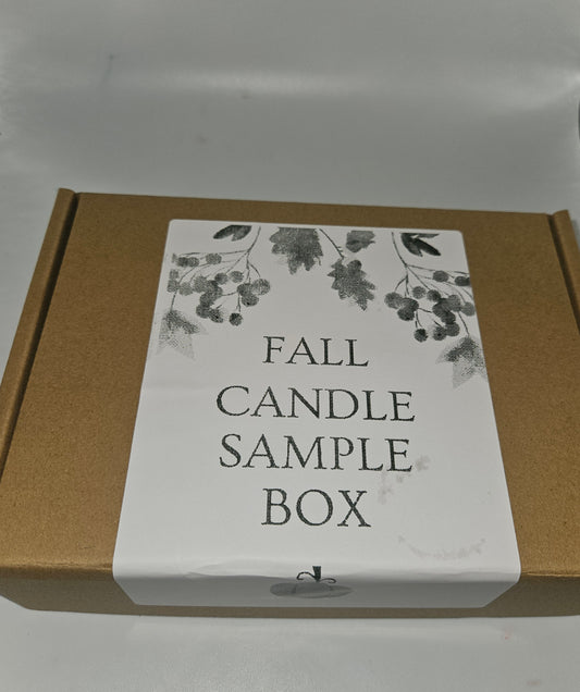 Fall Scented Candle Sample Box 2oz candles