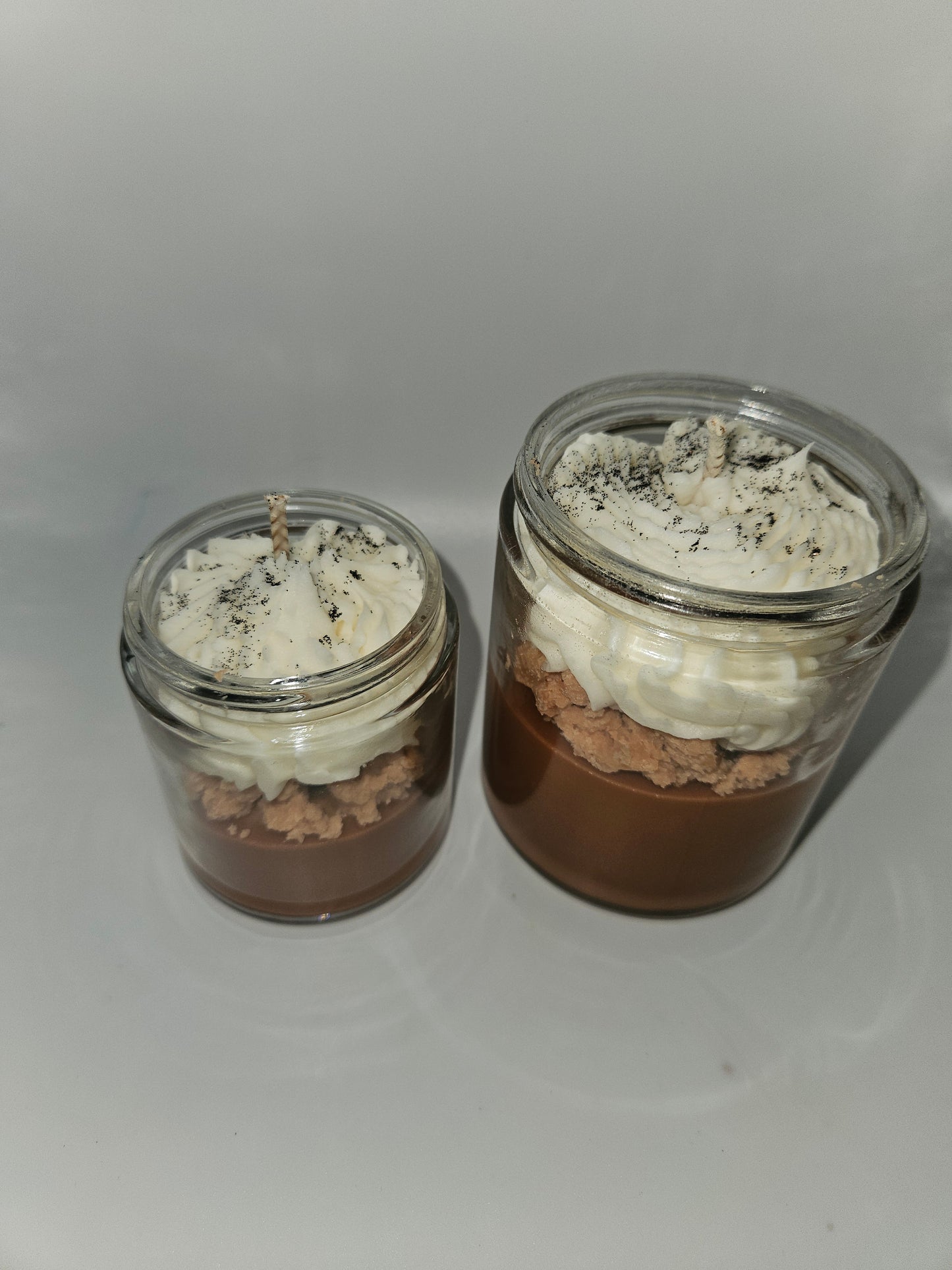 Spiced pumpkin pie scented soy wax candle