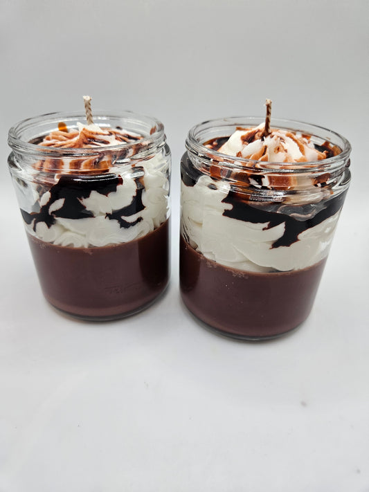 Spiced Mocha Latte scented soy wax candle