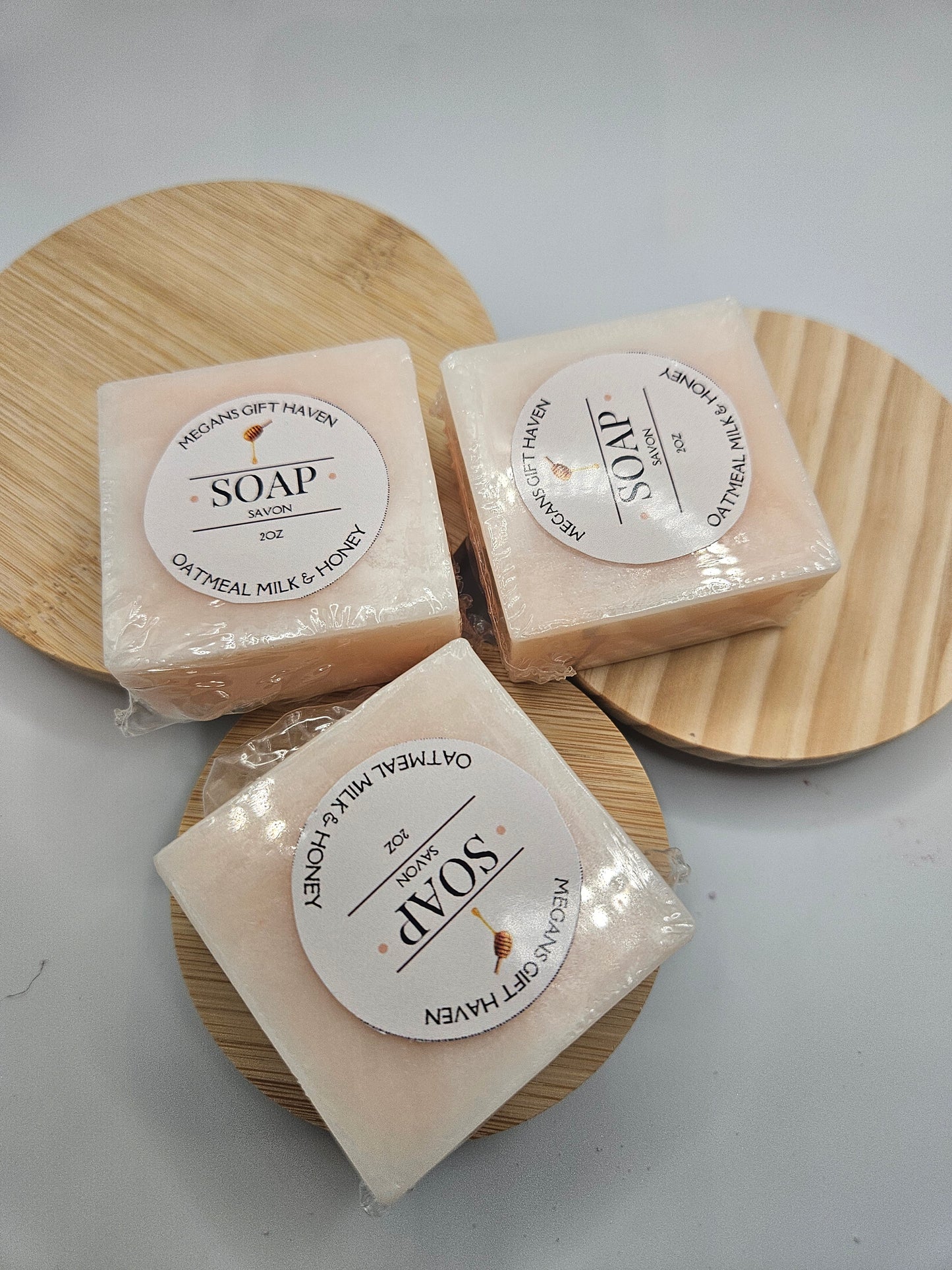 Oatmeal Milk and Honey Scented soap bar