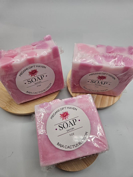 Baja Cactus Blossom scented Soap Bars