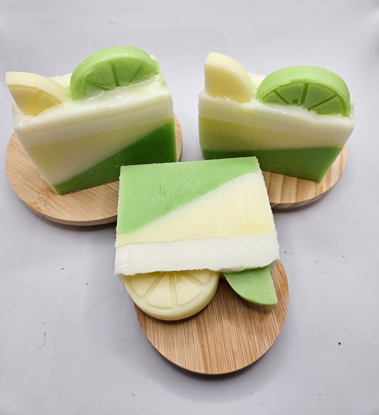 Citrus and sage scented goats milk soap