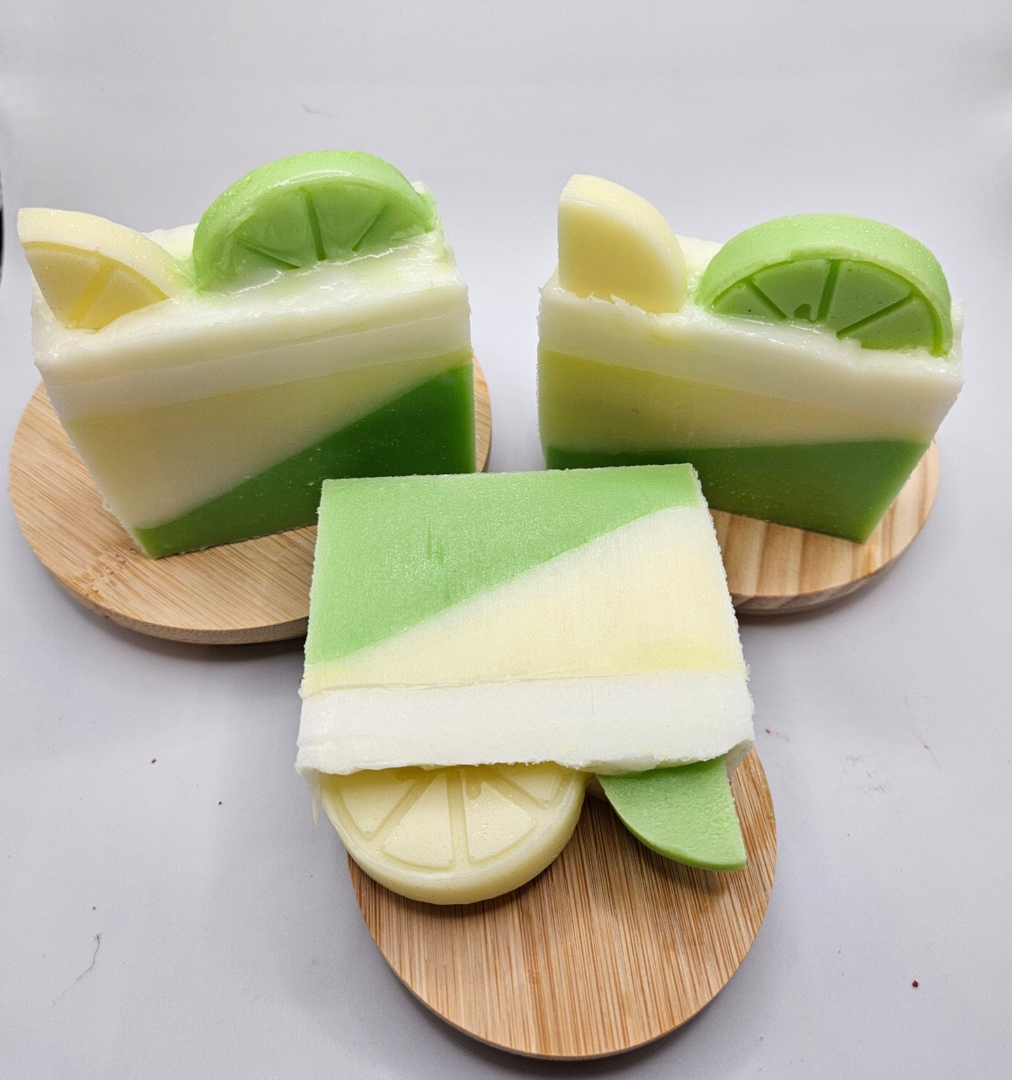 Citrus and sage scented goats milk soap
