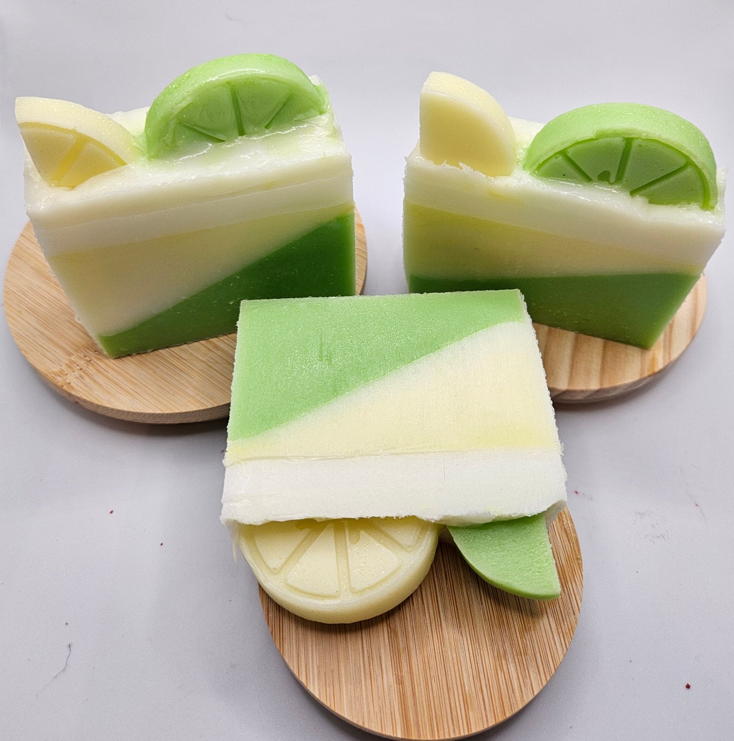 Citrus and sage scented goats milk soap