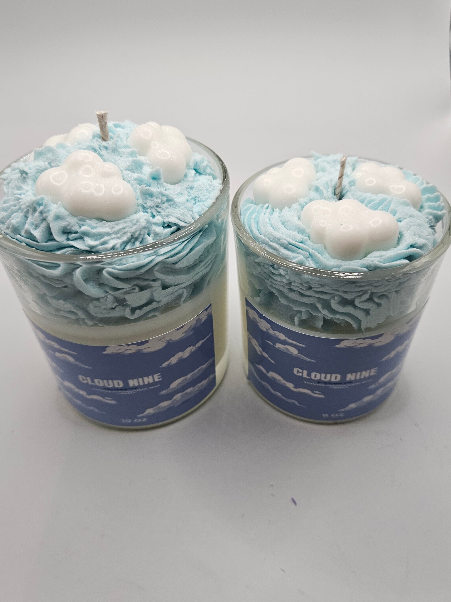 Cloud Nine scented coconut soy wax candle