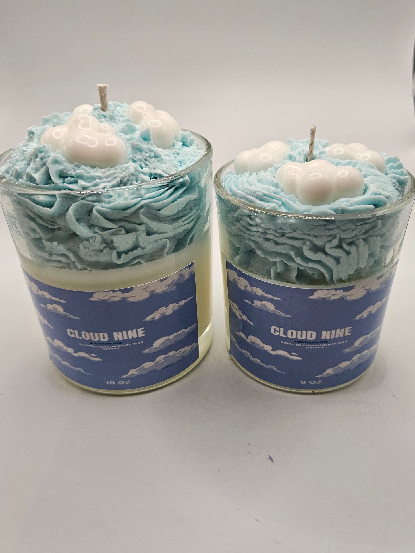 Cloud Nine scented coconut soy wax candle