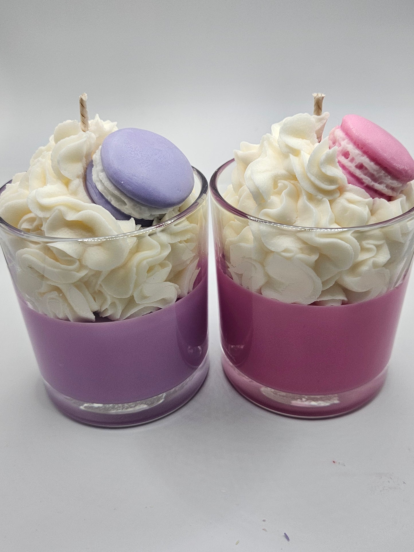 Macaron scented coconut soy wax candle