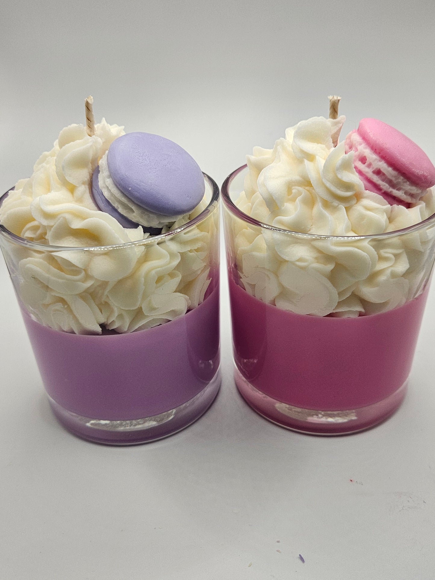 Macaron scented coconut soy wax candle