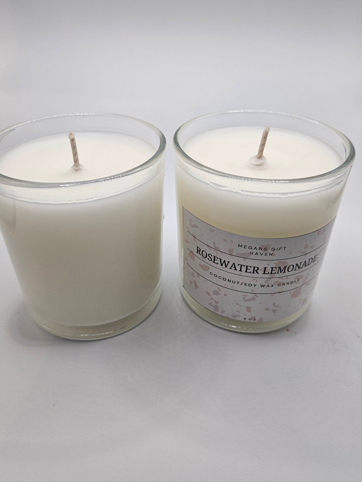 Rosewater lemonade scented candle