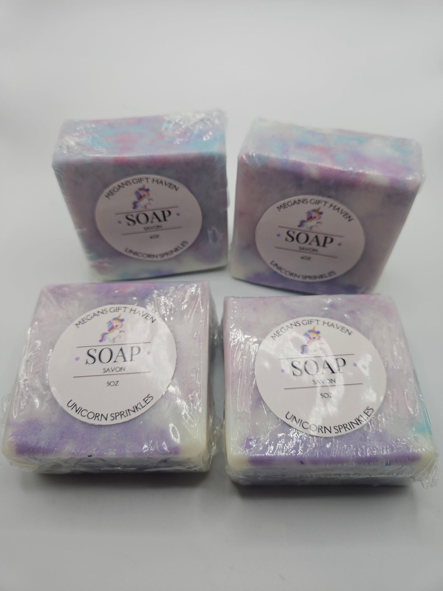 Unicorn Sprinkles Scented goats milk soap