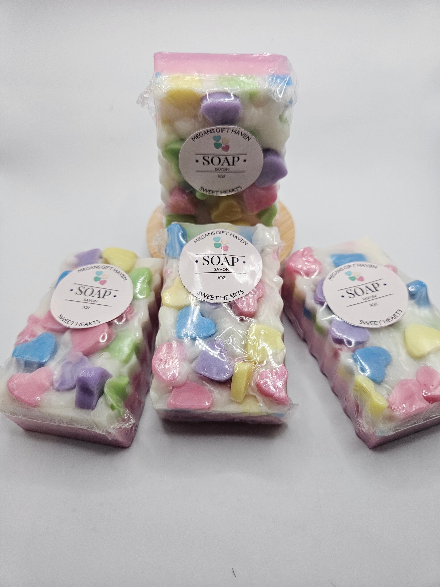 Sweet hearts goat milk soap