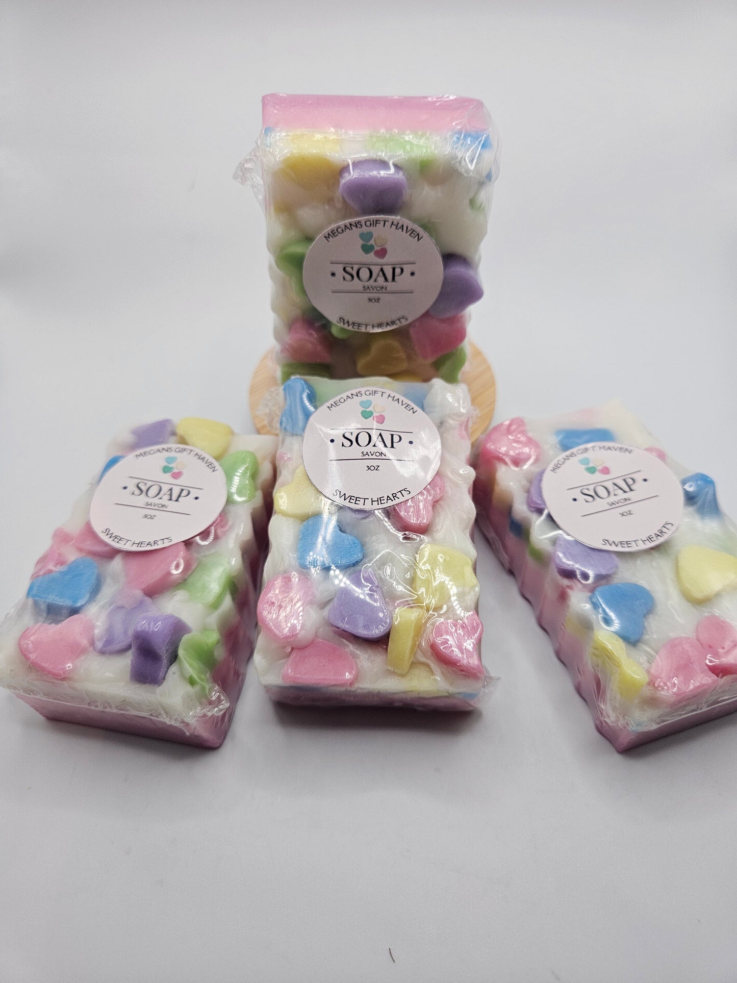 Sweet hearts goat milk soap
