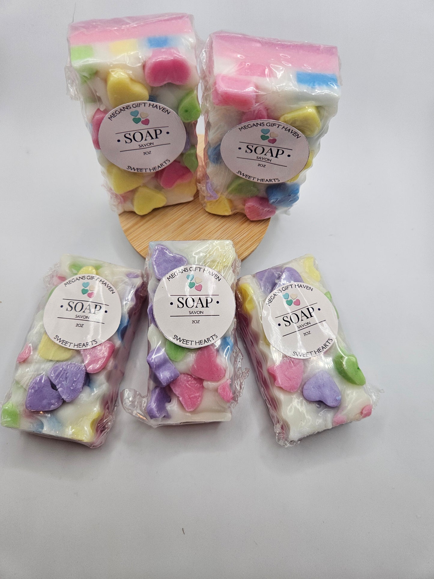 Sweet hearts goat milk soap