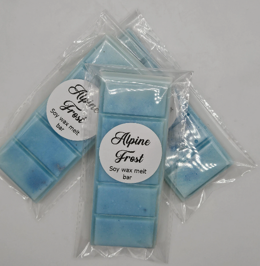 Alpine Frost Soy Wax Snap Bar