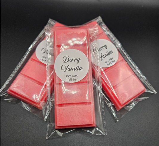 Berry Vanilla Soy Wax Snap Bar