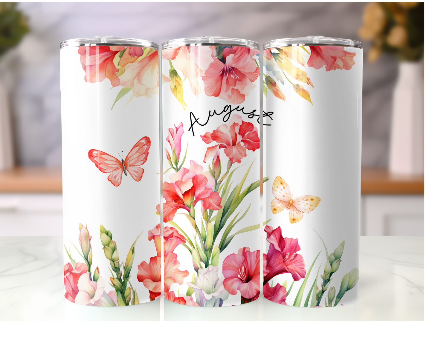 Birth Month Flower Tumbler