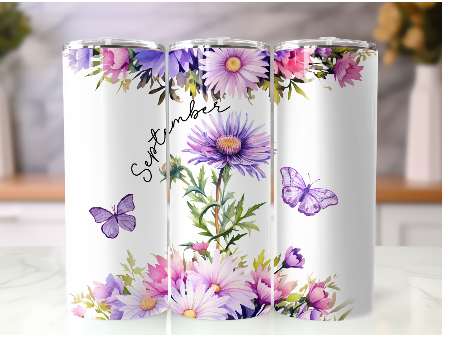 Birth Month Flower Tumbler