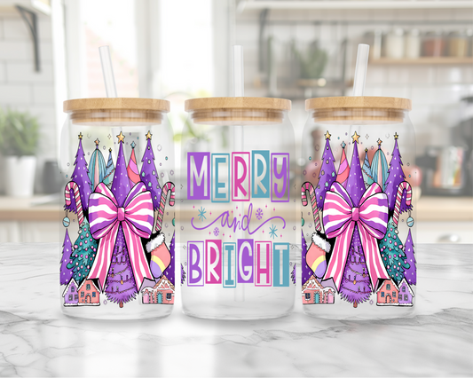 Merry and Bright Christmas Libby Glass