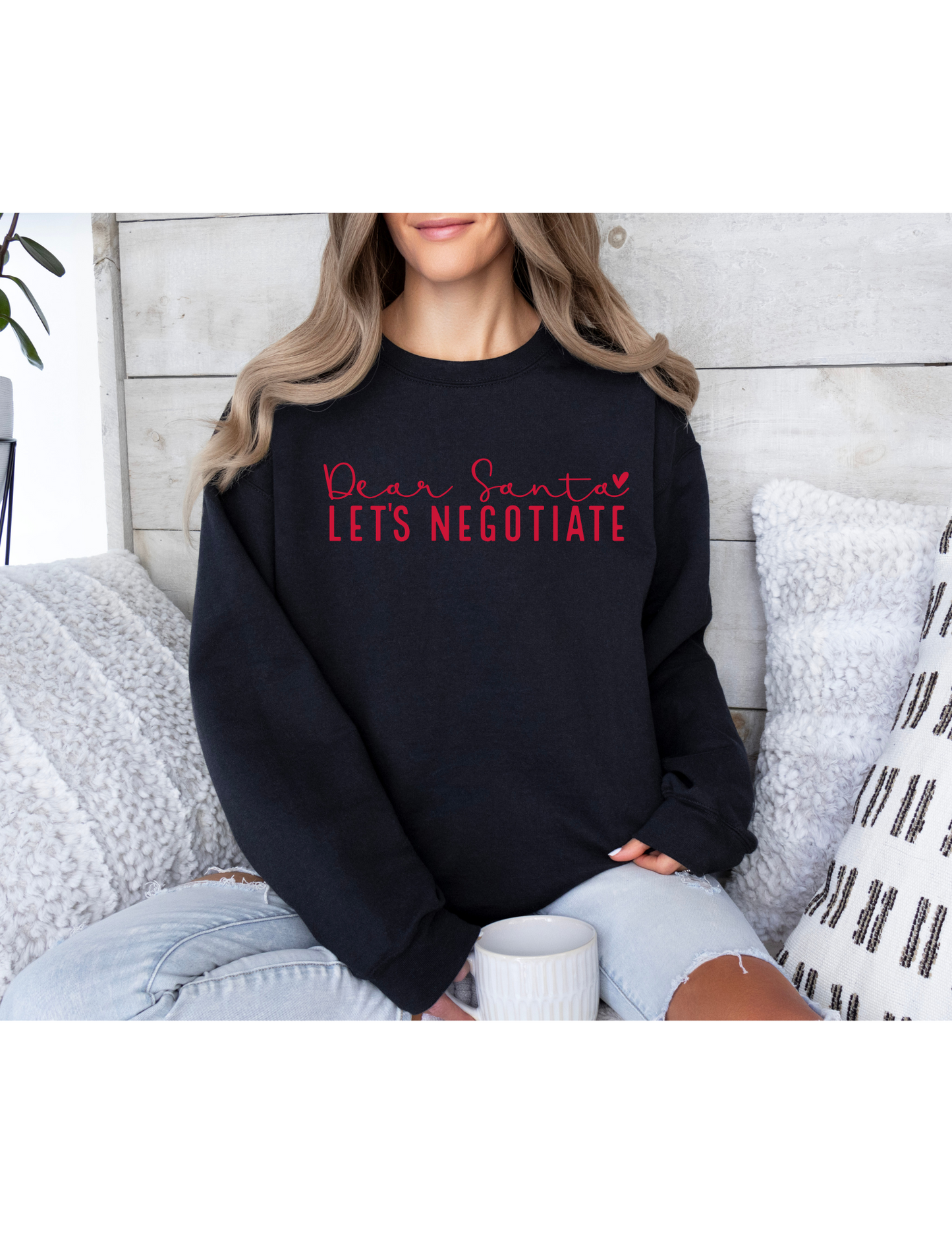 Dear Santa Let's Negotiate Sweater