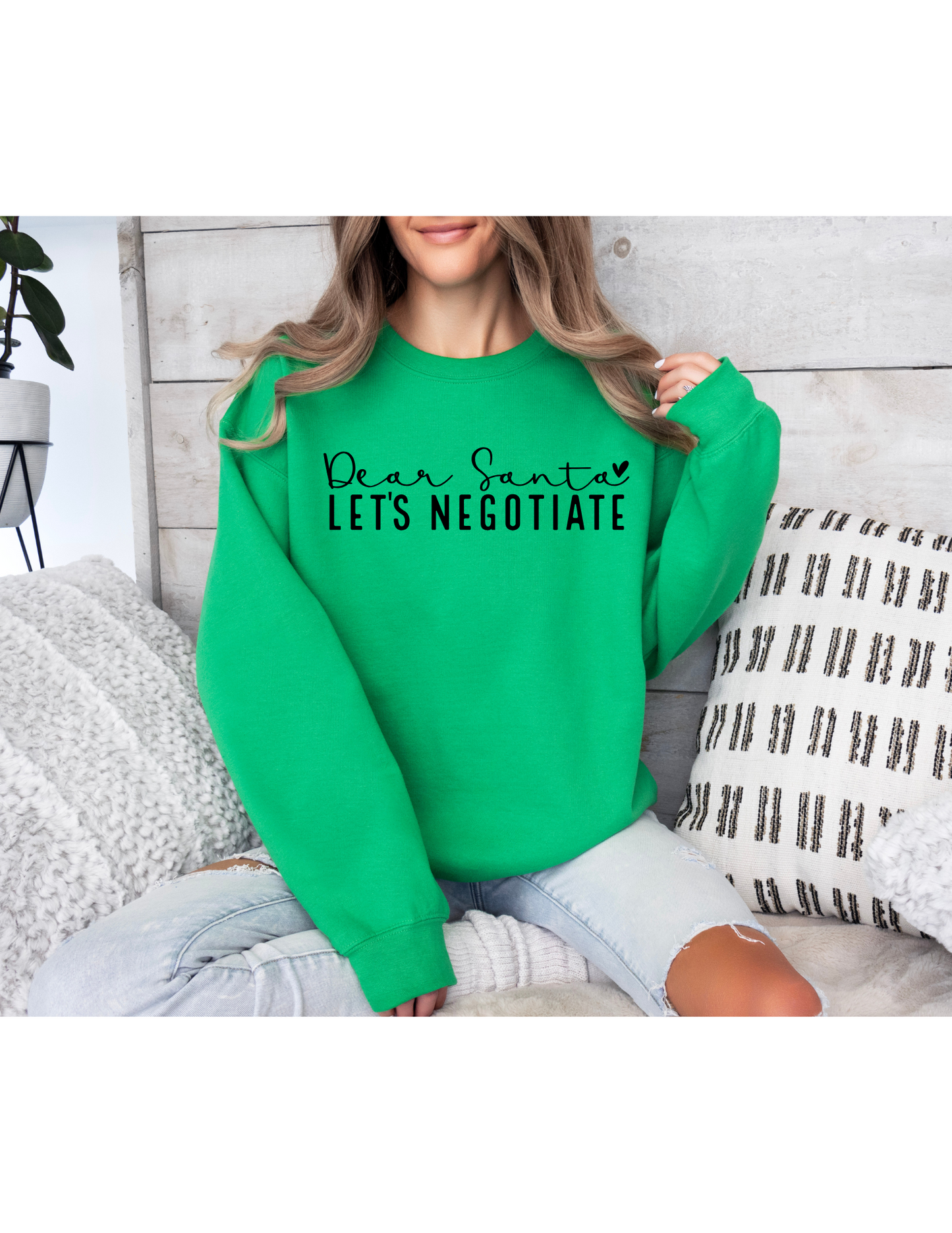 Dear Santa Let's Negotiate Sweater