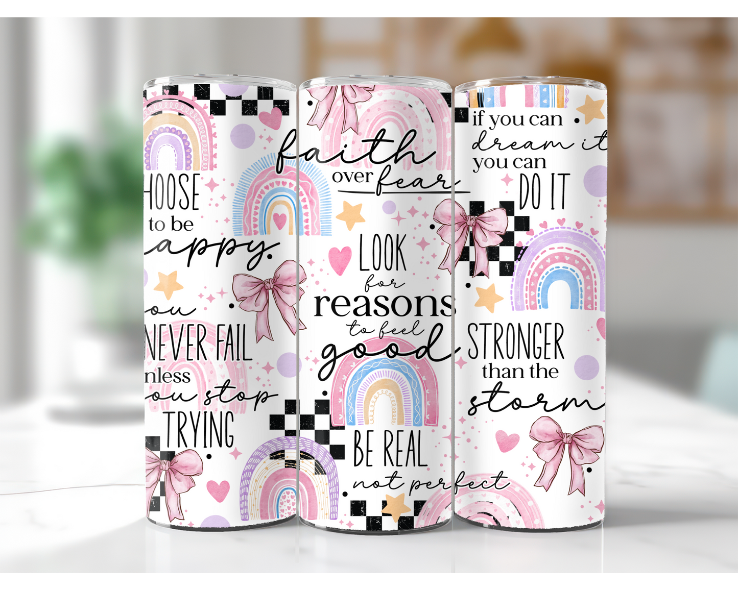 Positive Message Tumbler
