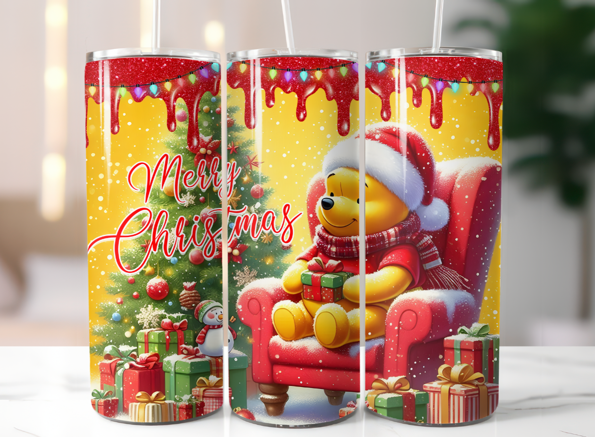 Winnie the Pooh Christmas Tumbler