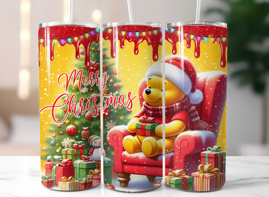 Winnie the Pooh Christmas Tumbler