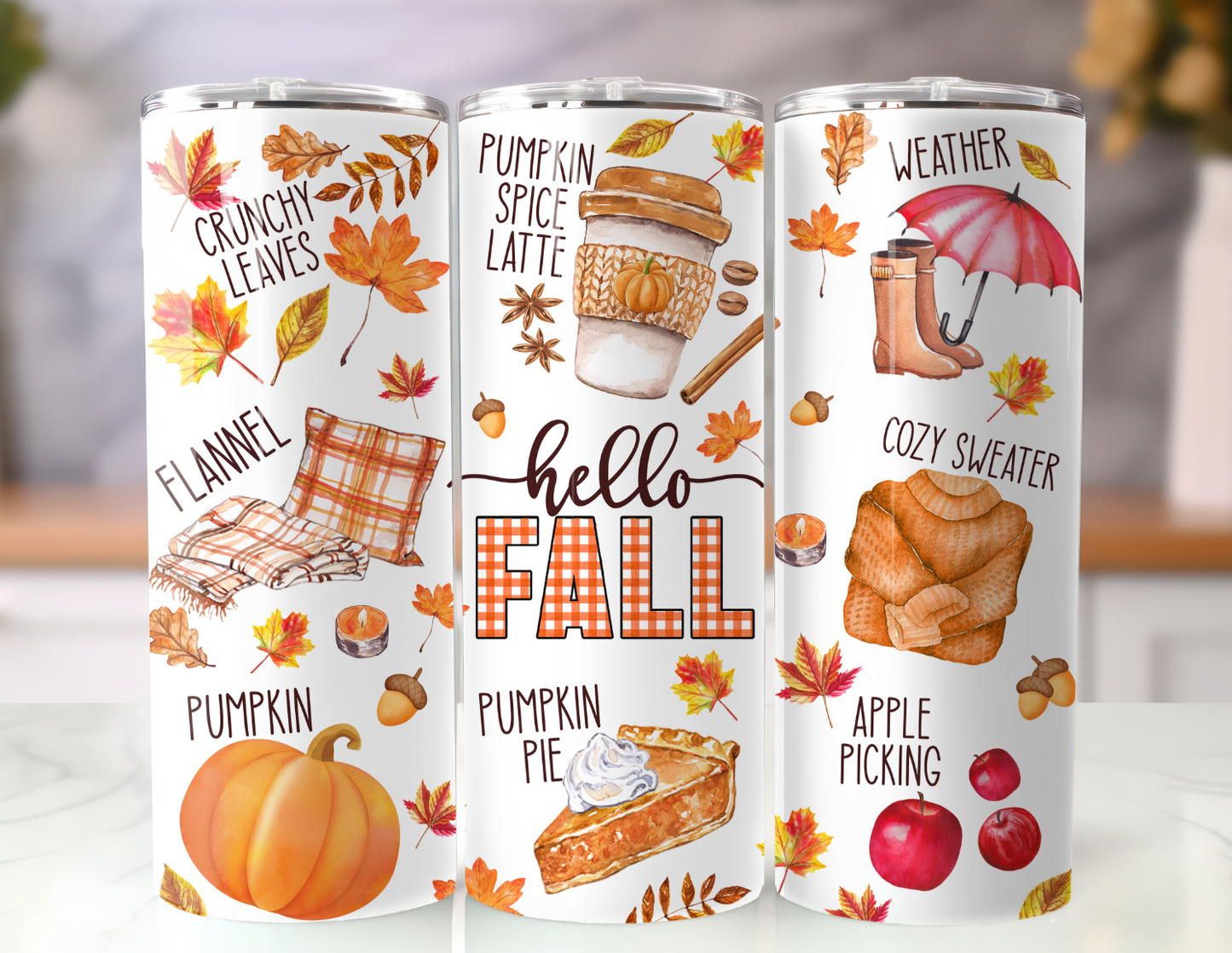 Hello Fall Tumbler