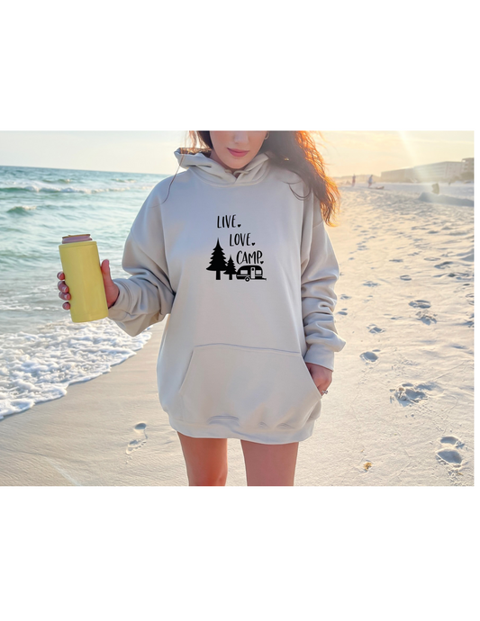 Live, Love, Camp Hoodie