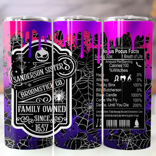 Sanderson Sisters Broomstick Co. Tumbler