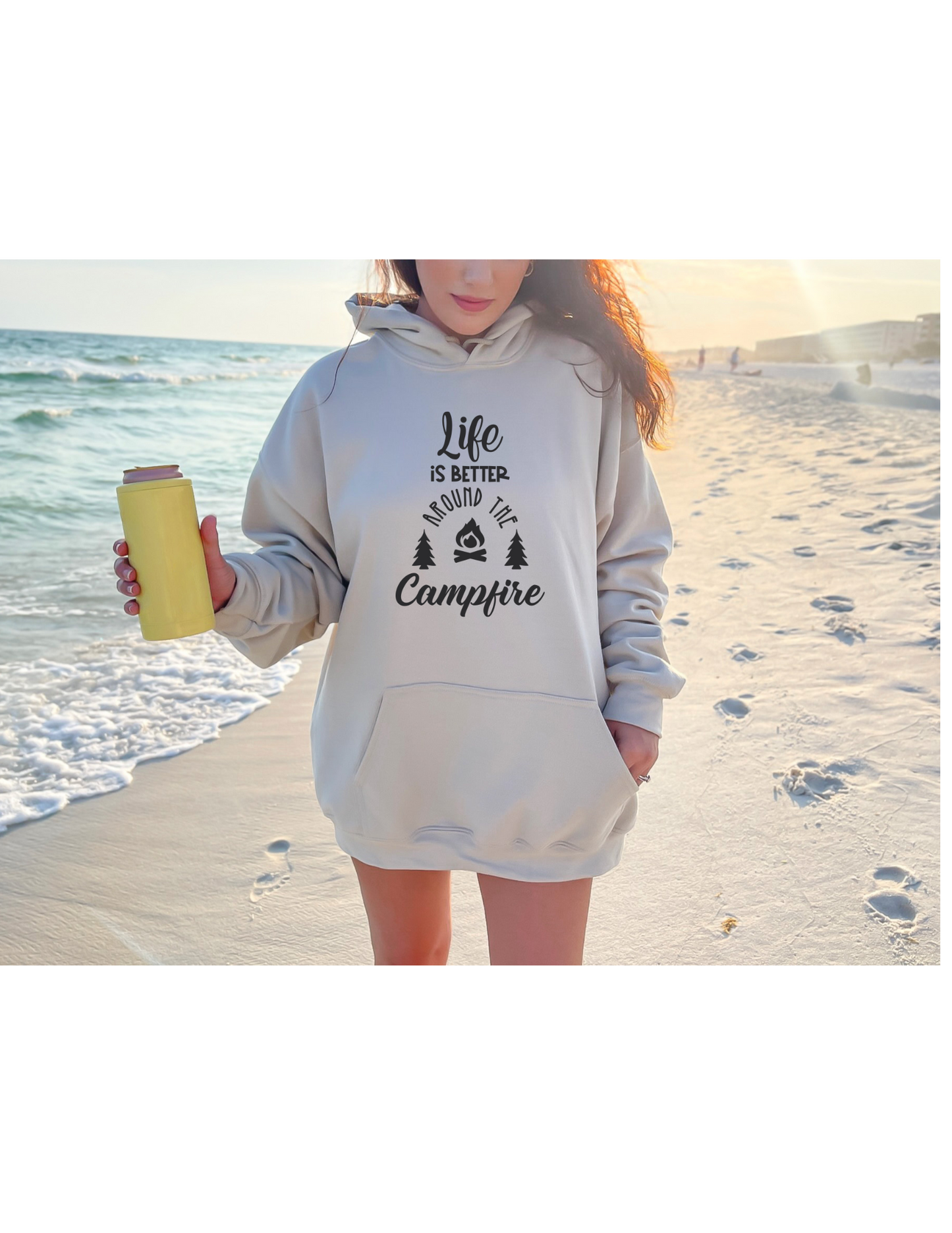 Life is better around a campfire Hoodie