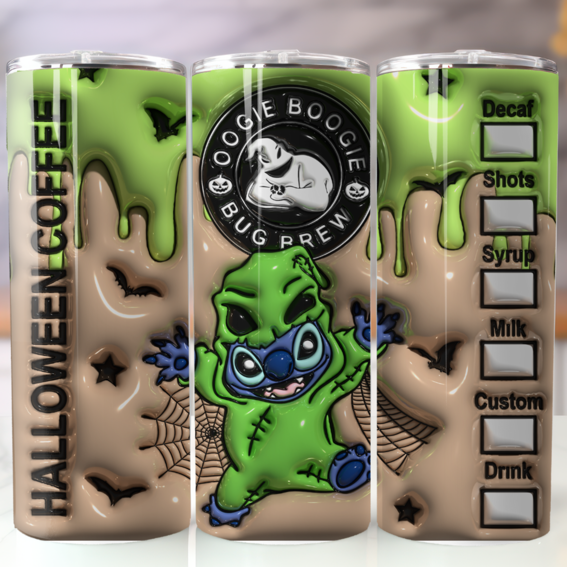 Halloween Coffee Oogie Boogie Tumbler