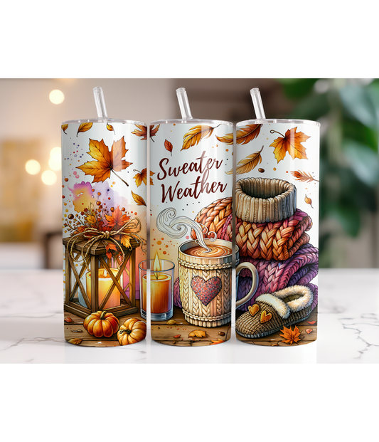 Sweater Weather 20oz Skinny Tumbler