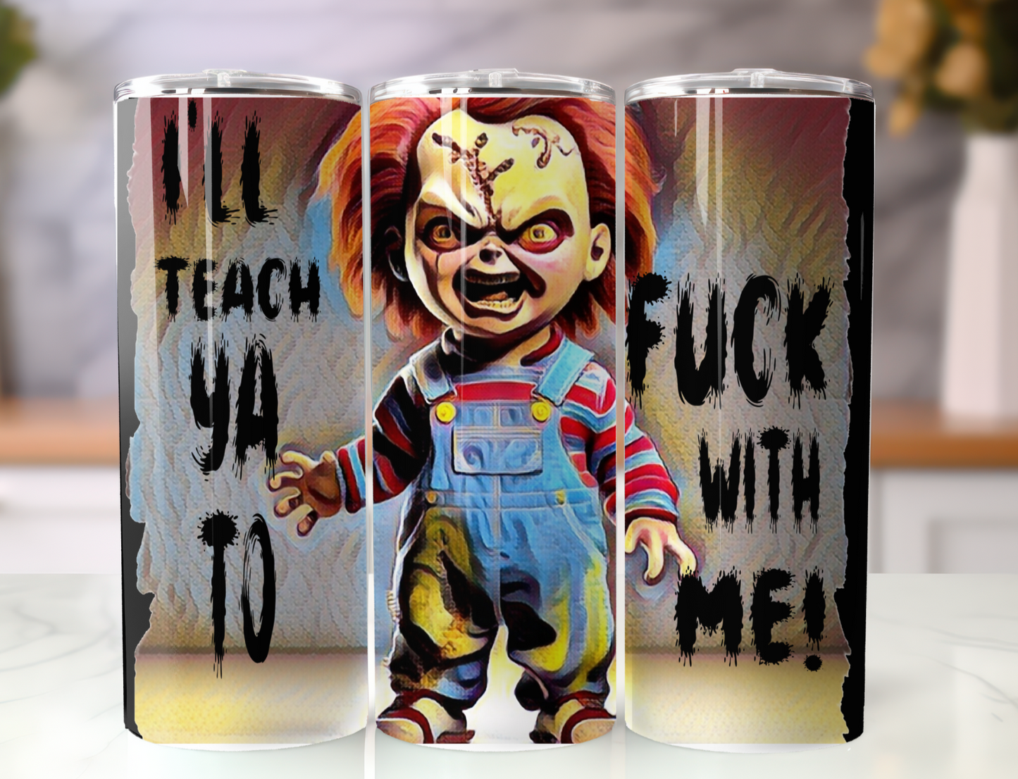 Chucky Halloween Tumbler