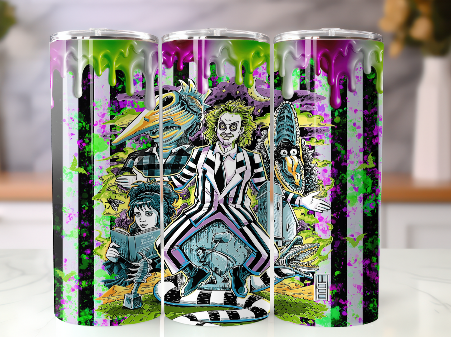 Beetlejuice Tumbler