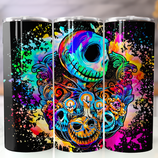 Jack Skeleton Halloween Tumbler