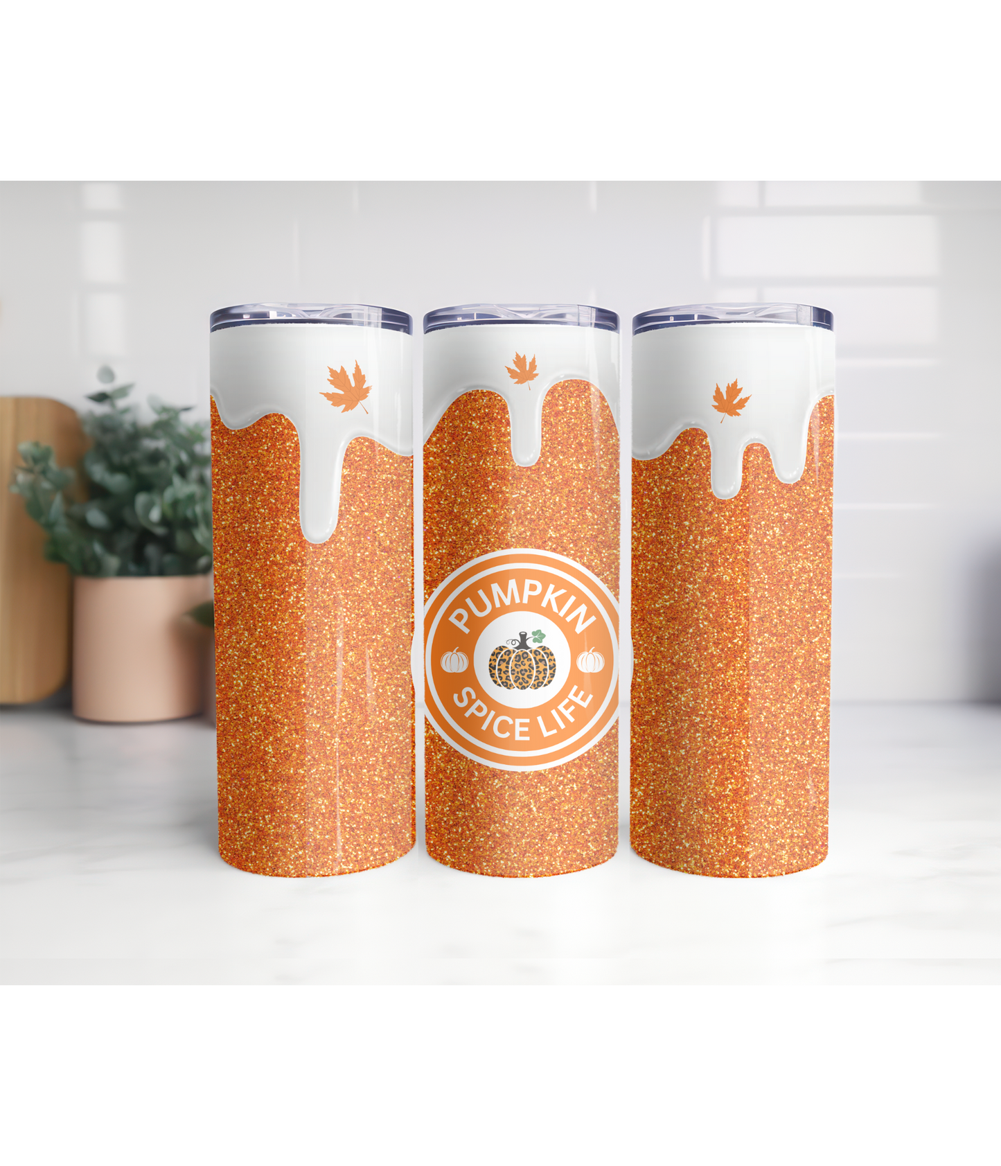 Pumpkin Spice Life 20oz skinny tumbler