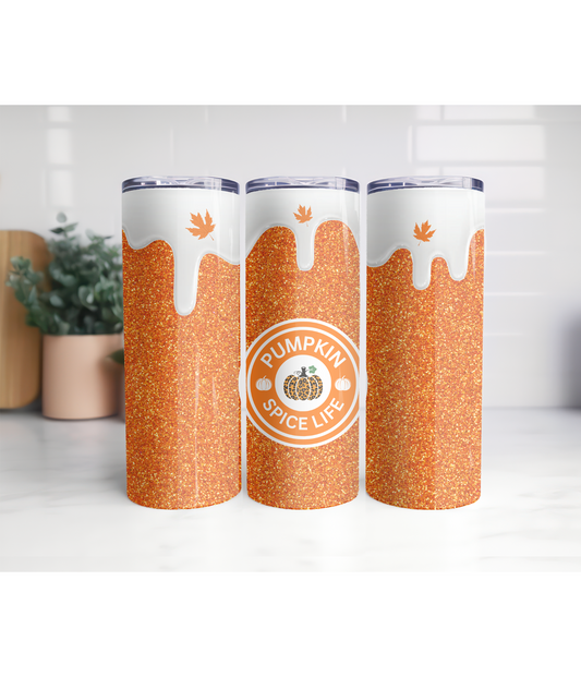 Pumpkin Spice Life 20oz skinny tumbler
