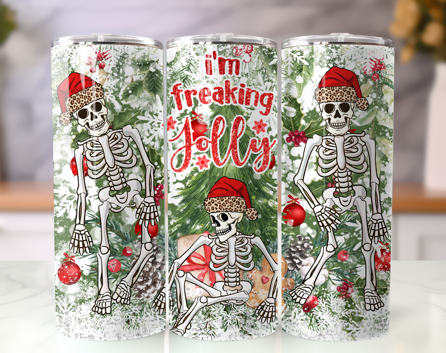 I'm Freaking Jolly Christmas Tumbler