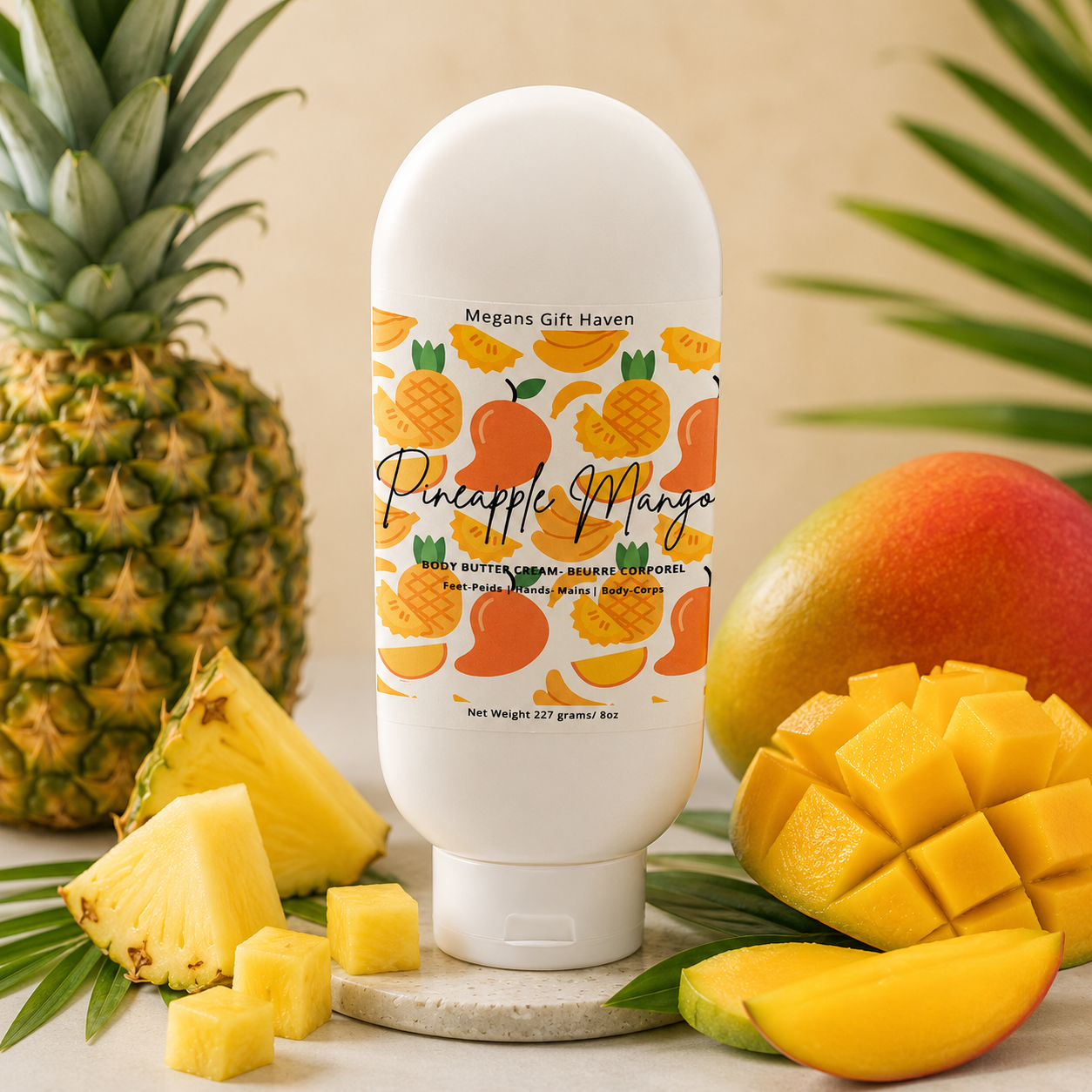 Pineapple Mango Scented body butter cream