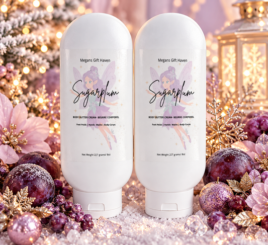 Sugarplum scented body butter cream