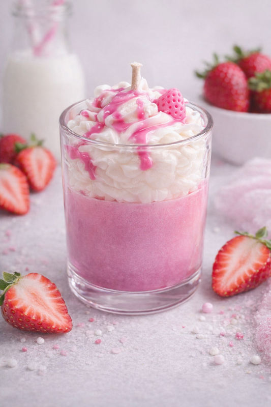 Strawberry Milkshake scented candle