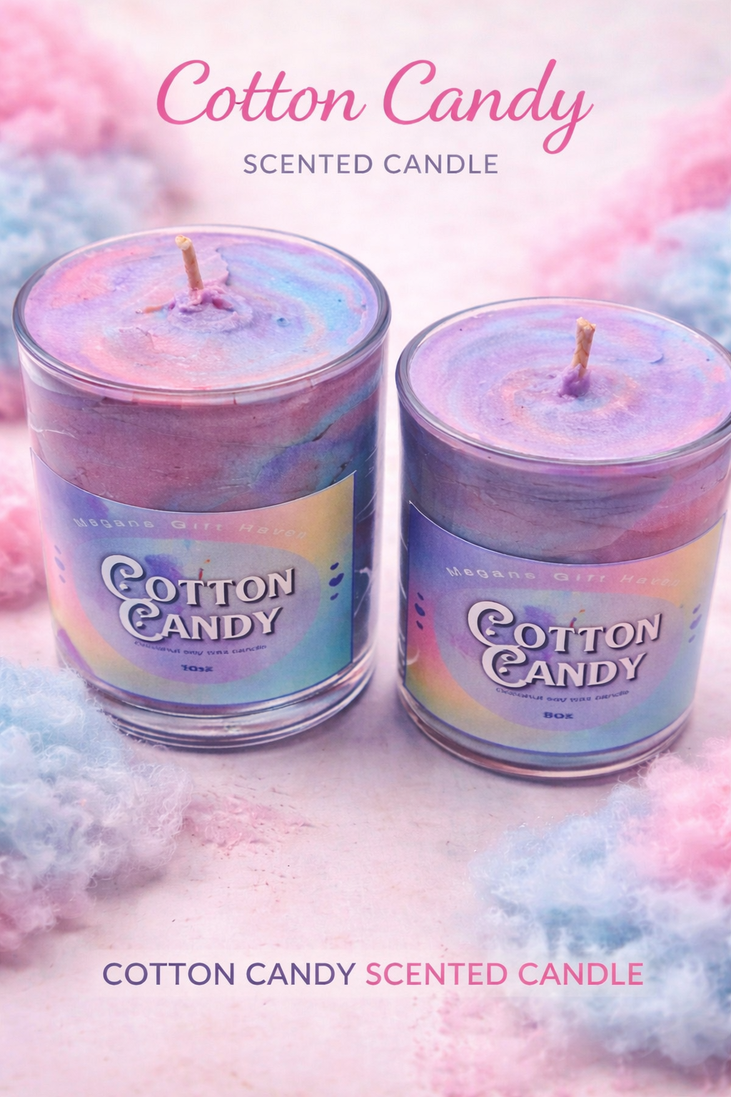 Cotton Candy scented candle