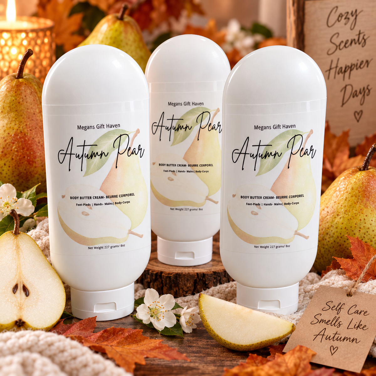 Autumn Pear body butter cream