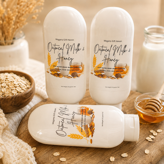 Oatmeal milk & honey body butter cream