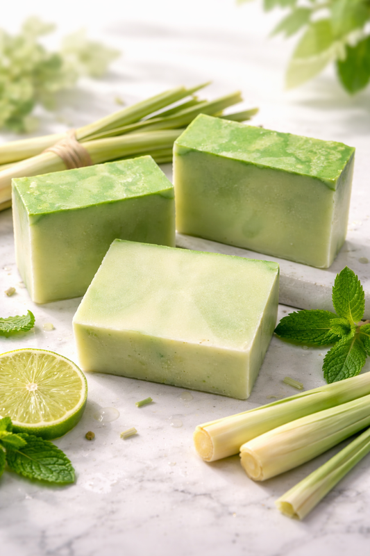 Lemon Grass scented goat milk soap