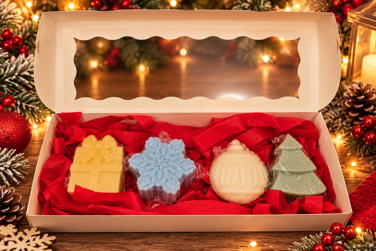 Christmas Goats Milk Soap gift set