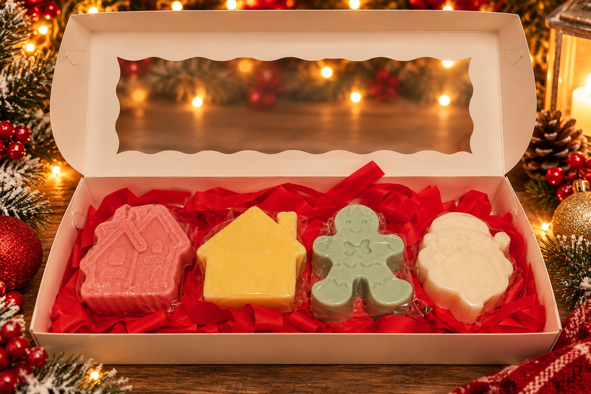 Christmas Goats Milk Soap gift set